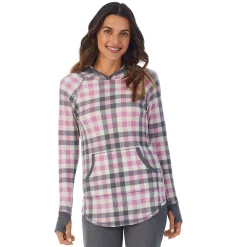 New Stretch Thermal Long Sleeve Hoodie Tunic Women Long Sleeves