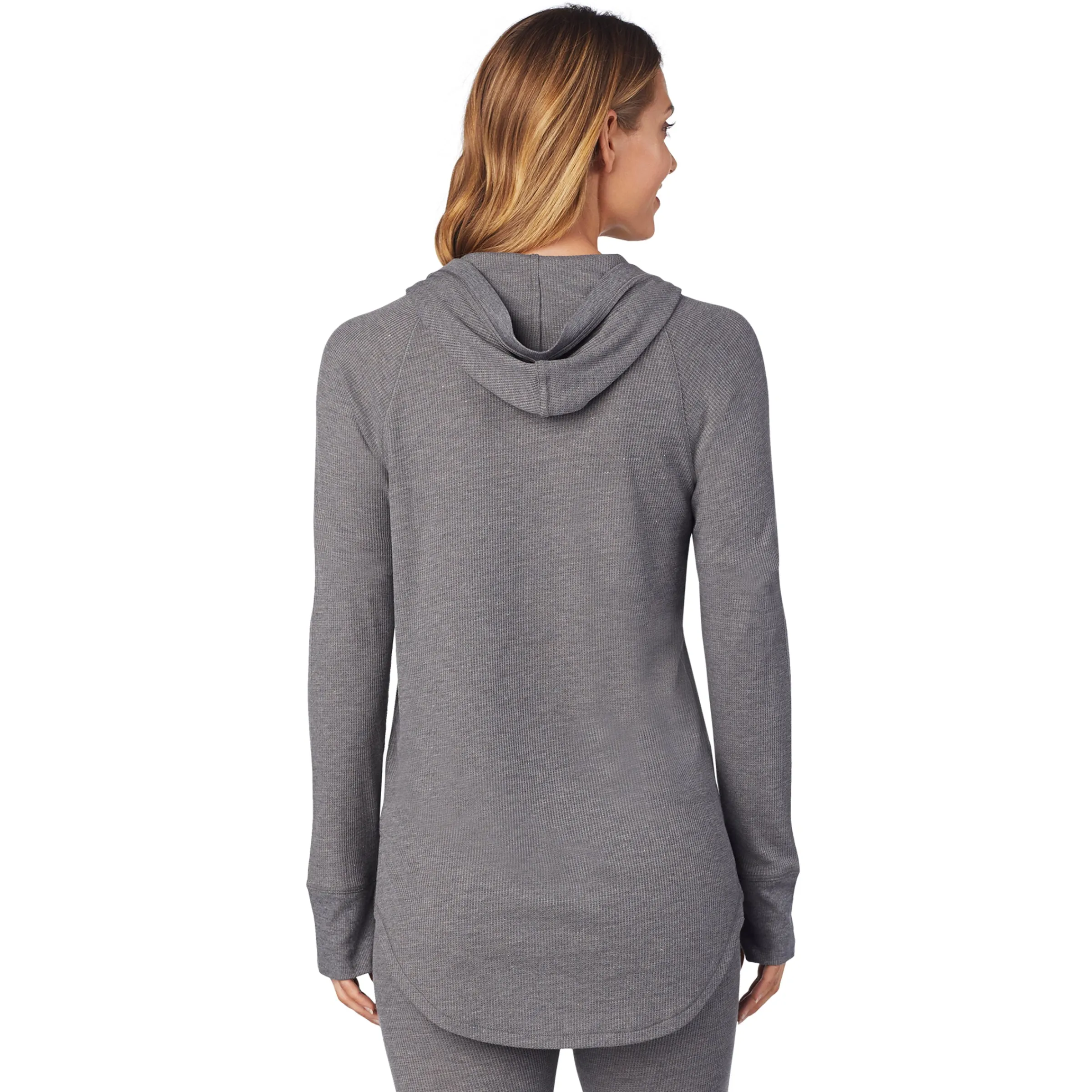 New Stretch Thermal Long Sleeve Hoodie Tunic Women Long Sleeves