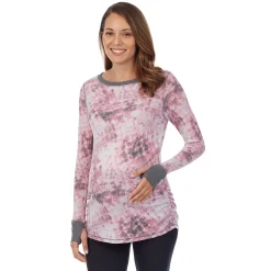 New Stretch Thermal Maternity Long Sleeve Ballet Neck Top Women Maternity|Long Sleeves