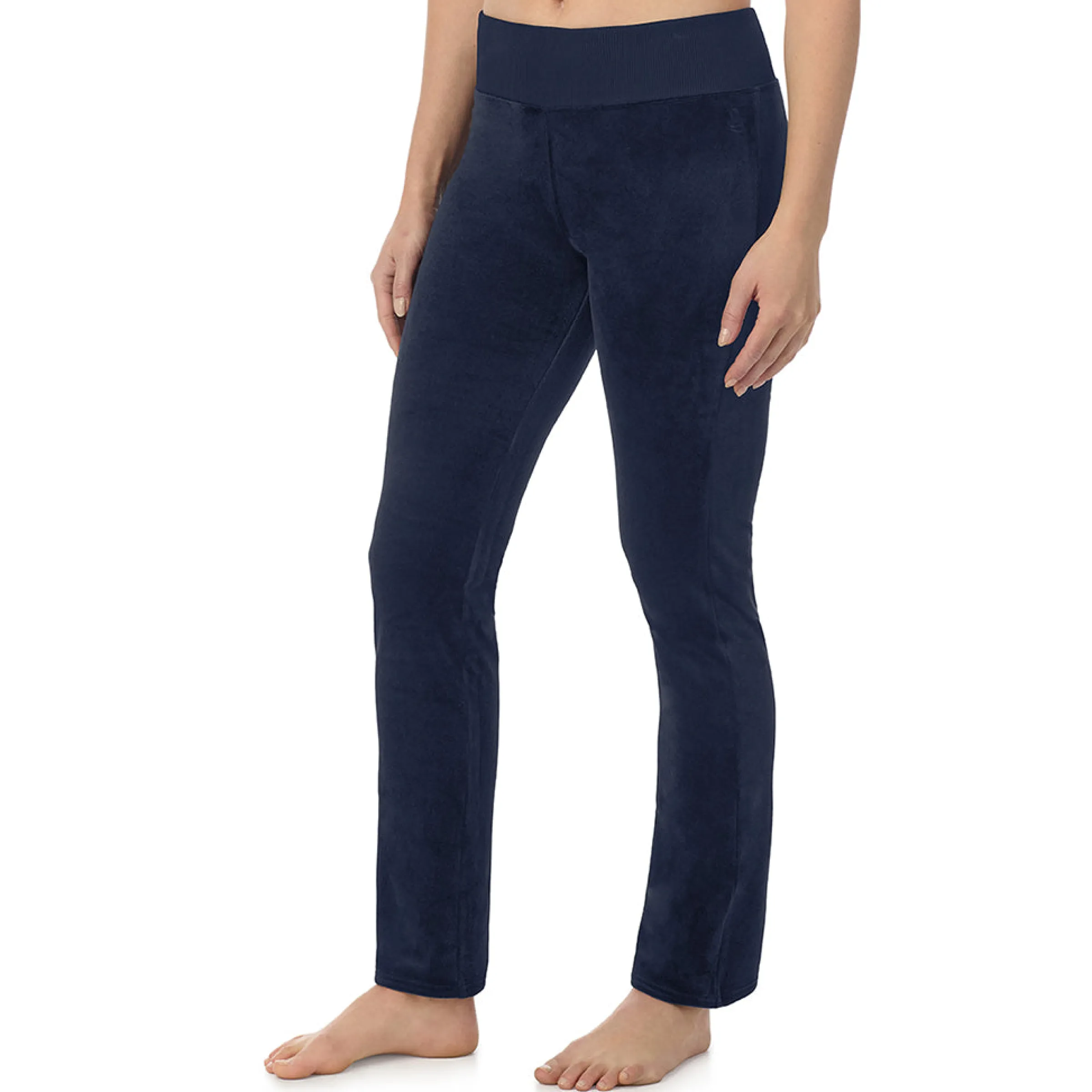 Stretch Velour Boot Cut Legging Women Lounge|Bottoms