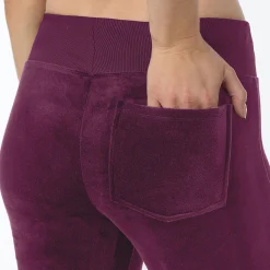 Stretch Velour Boot Cut Legging Women Lounge|Bottoms