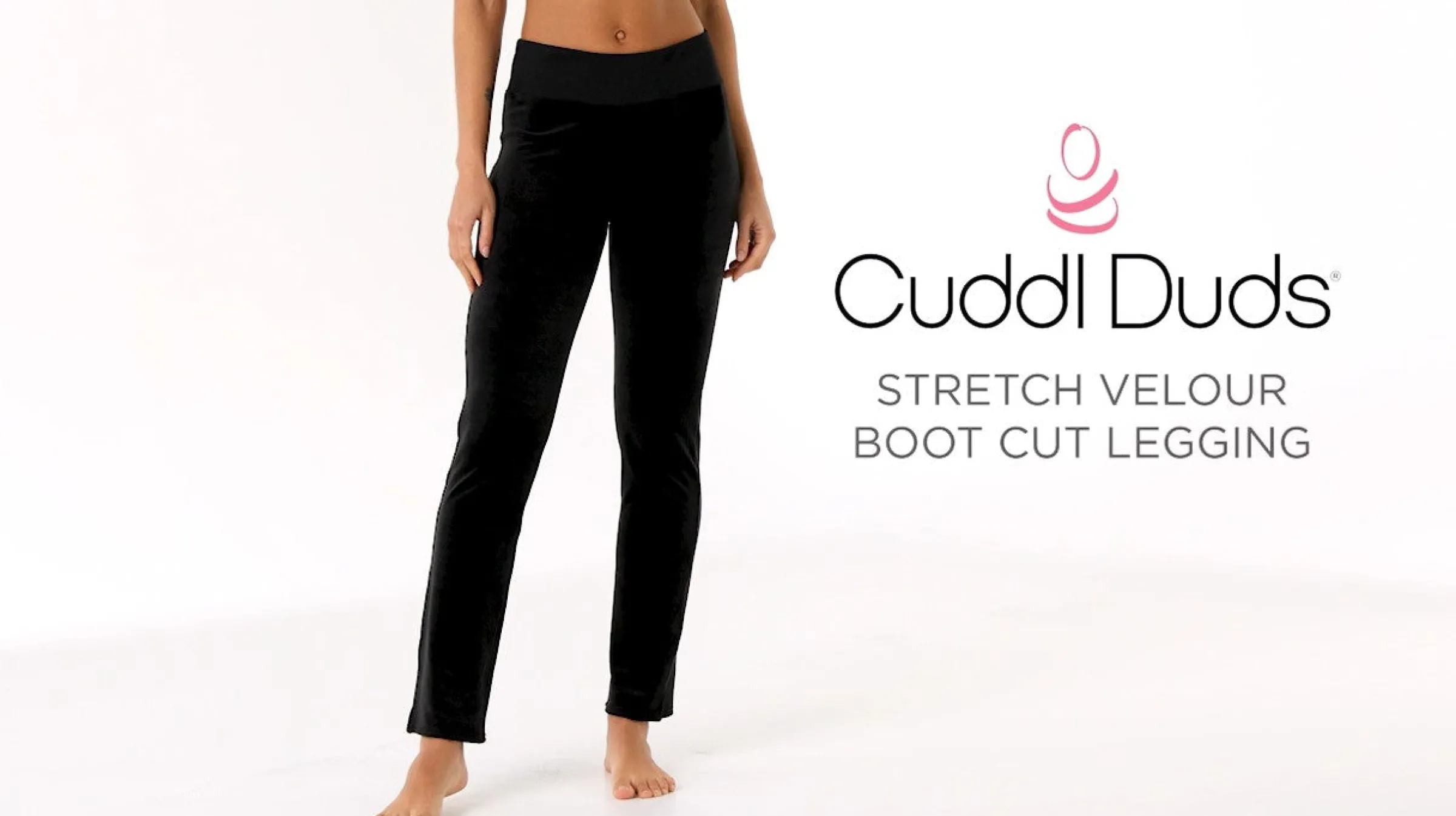 Stretch Velour Boot Cut Legging Women Lounge|Bottoms