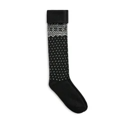 Outlet Turncuff Fairisle Knee High Sock Women Socks|Women's Accessories