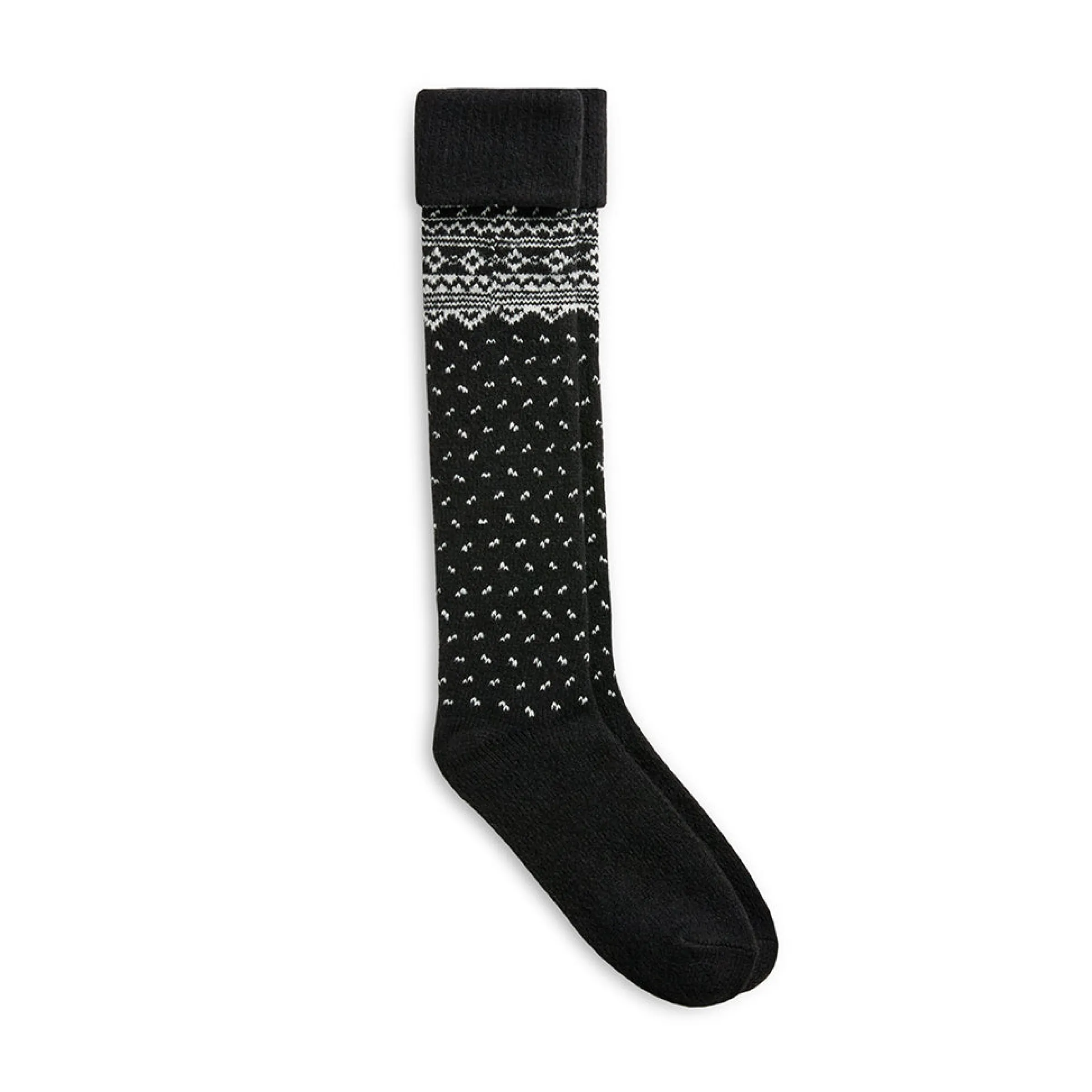 Outlet Turncuff Fairisle Knee High Sock Women Socks|Women's Accessories
