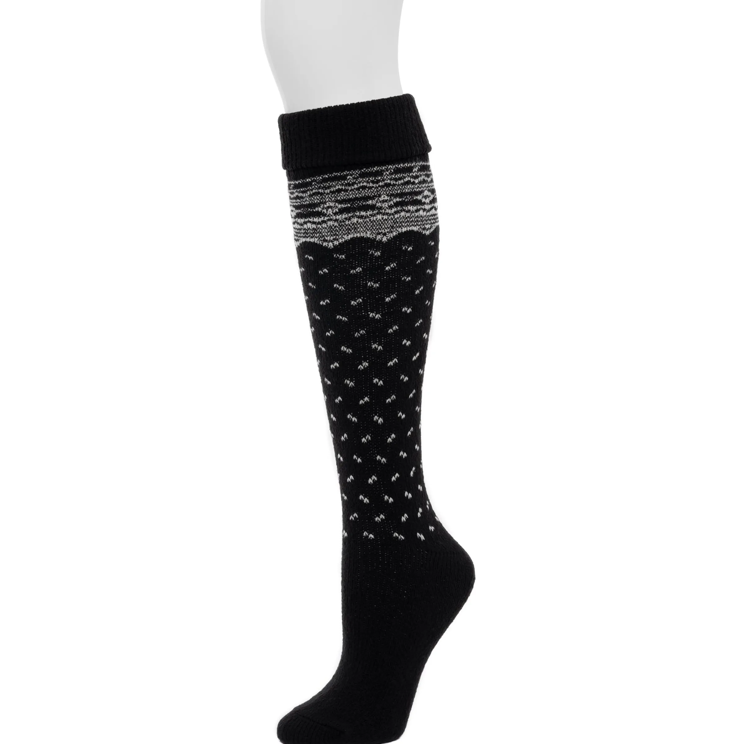 Outlet Turncuff Fairisle Knee High Sock Women Socks|Women's Accessories