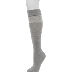 Outlet Turncuff Fairisle Knee High Sock Women Socks|Women's Accessories