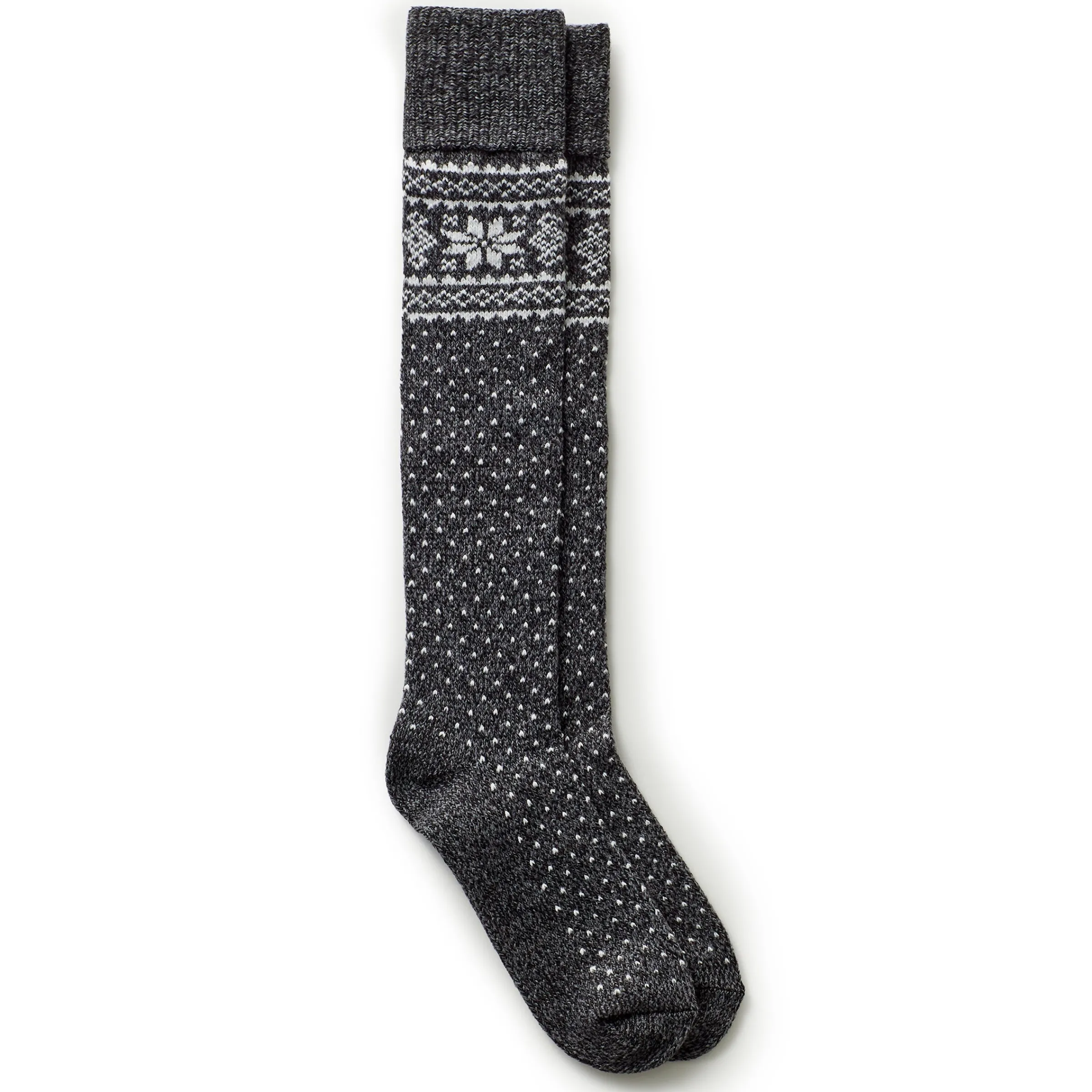 Online Turncuff Tonal Snowflake Knee High Sock Women Socks|Women's Accessories