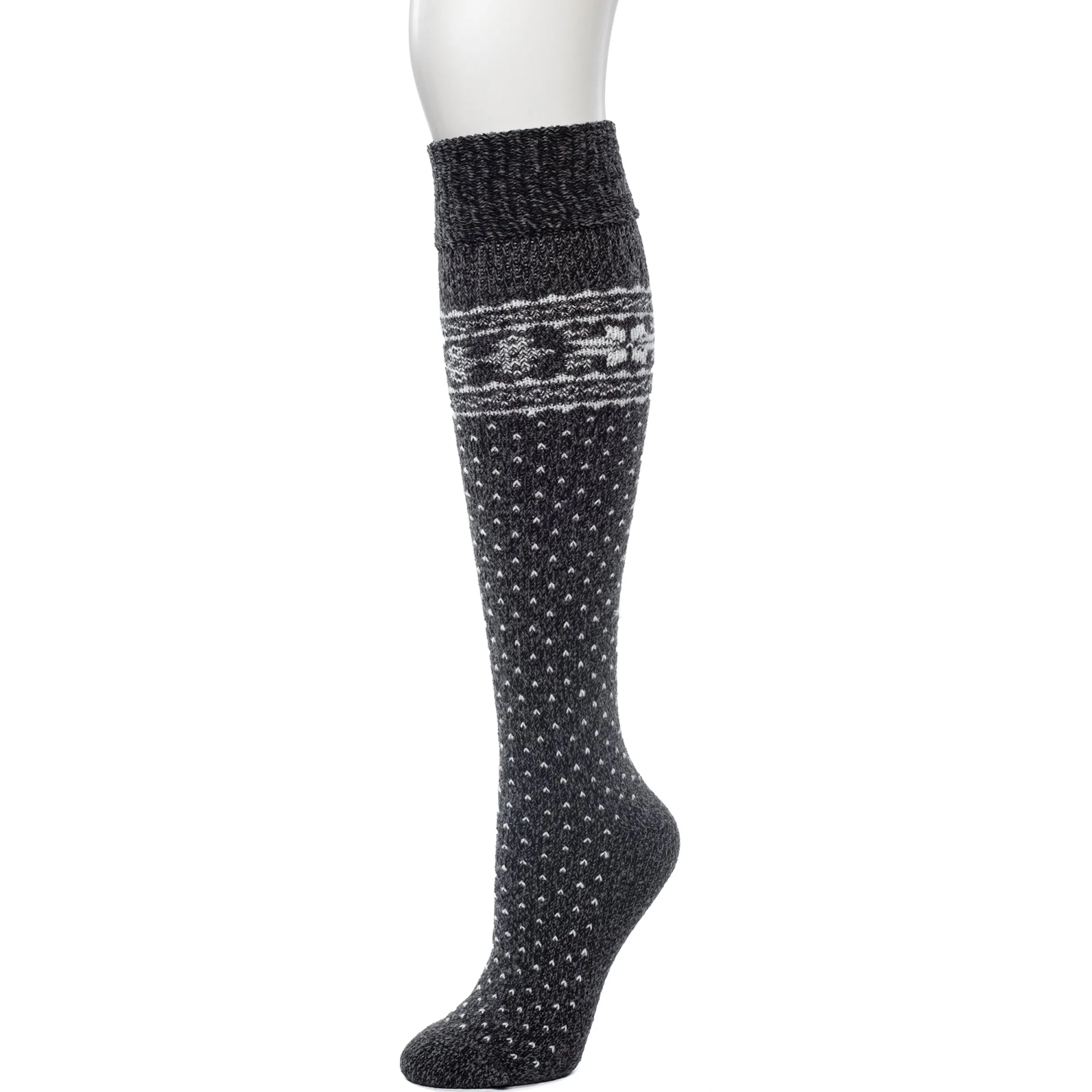 Online Turncuff Tonal Snowflake Knee High Sock Women Socks|Women's Accessories