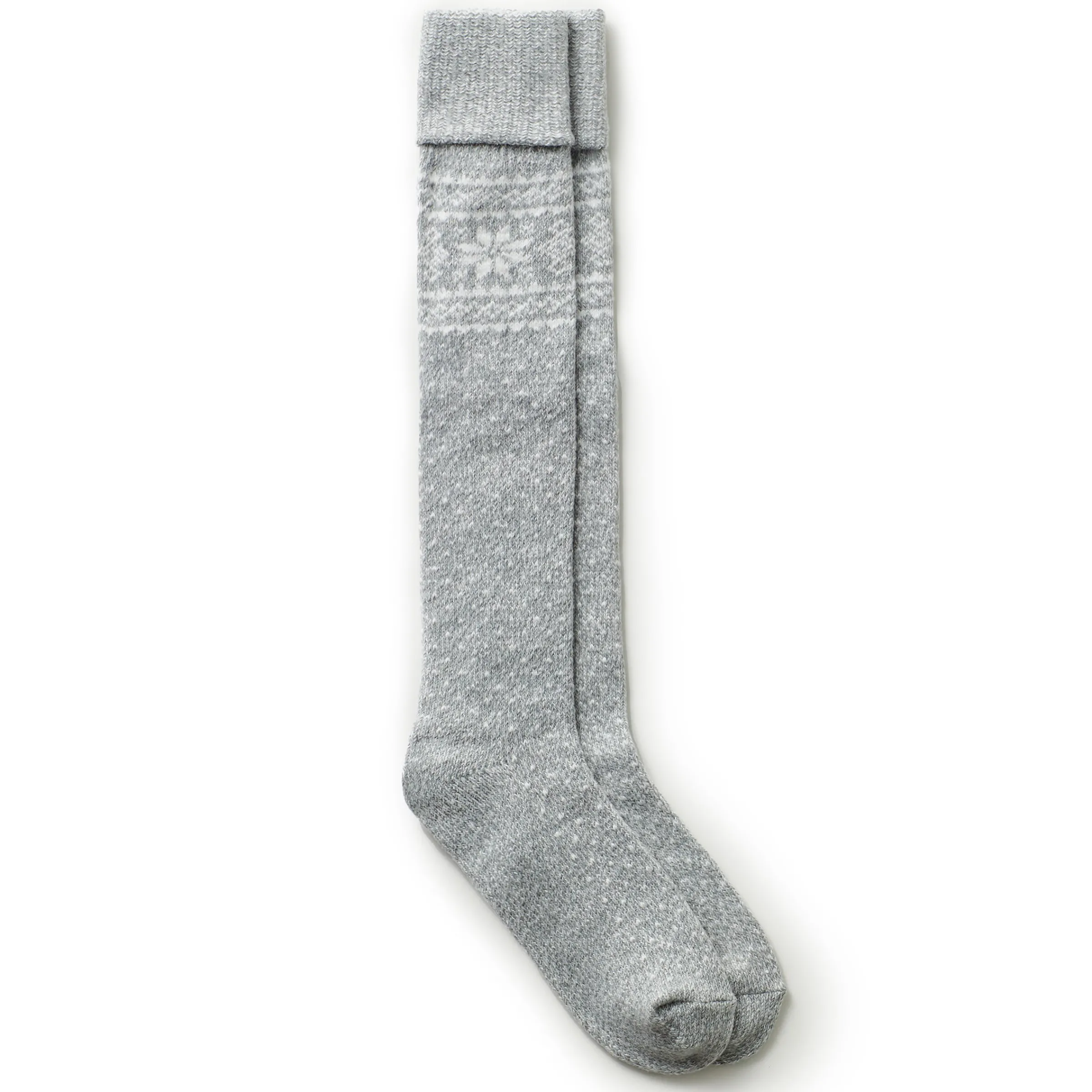 Online Turncuff Tonal Snowflake Knee High Sock Women Socks|Women's Accessories