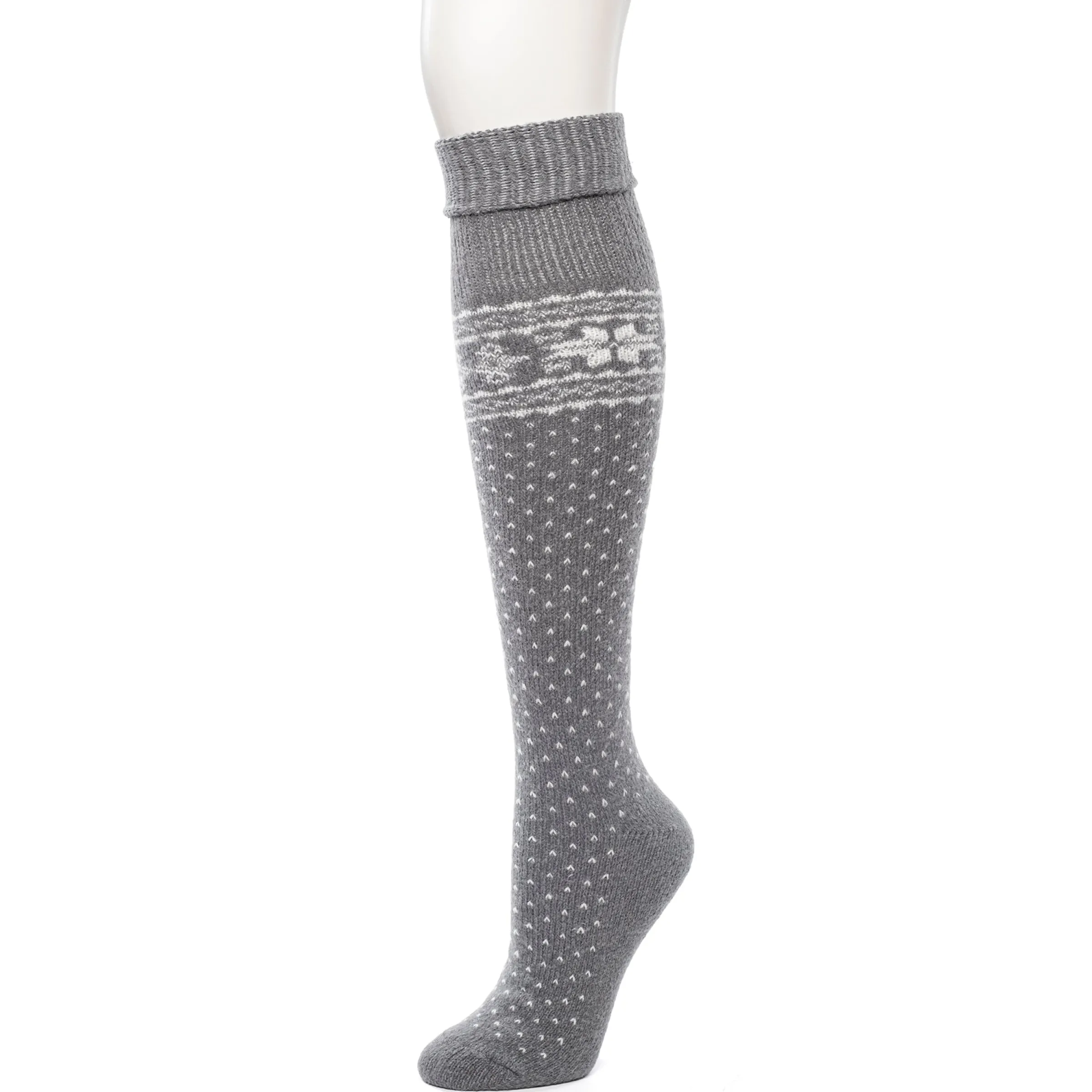 Online Turncuff Tonal Snowflake Knee High Sock Women Socks|Women's Accessories