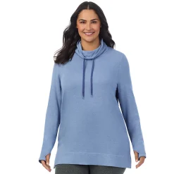 Hot Ultra Cozy Long Sleeve Cowl Neck Tunic PLUS Women Plus Size|Lounge