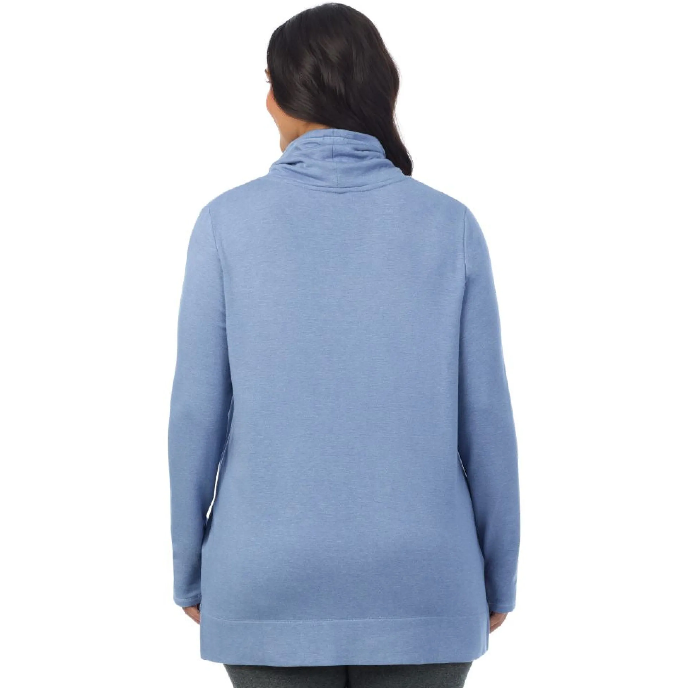 Hot Ultra Cozy Long Sleeve Cowl Neck Tunic PLUS Women Plus Size|Lounge
