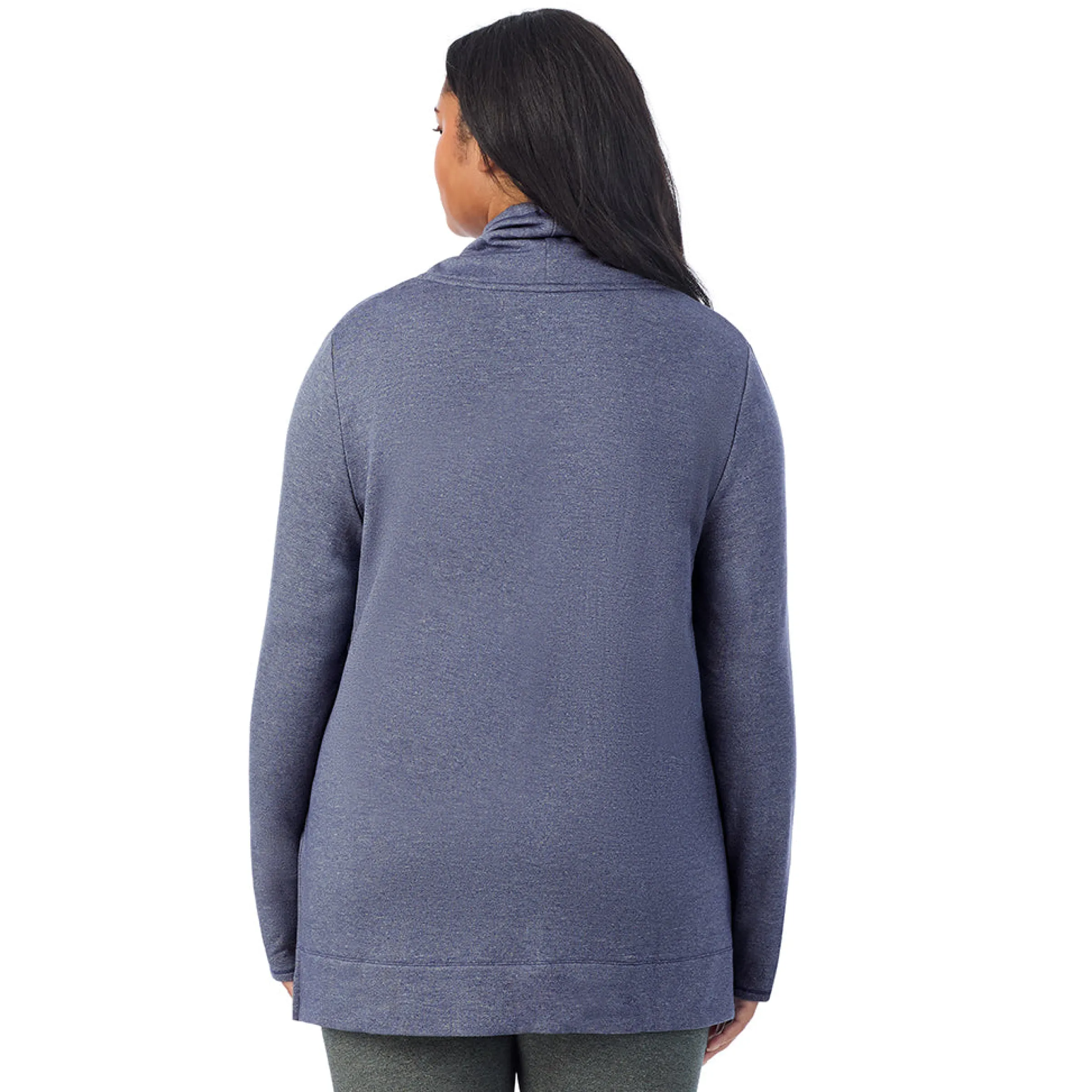 Hot Ultra Cozy Long Sleeve Cowl Neck Tunic PLUS Women Plus Size|Lounge