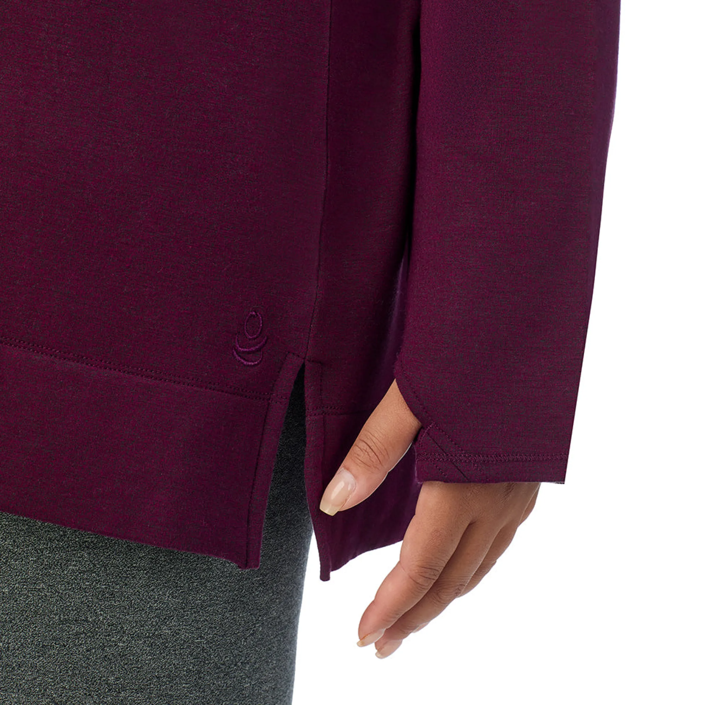 Hot Ultra Cozy Long Sleeve Cowl Neck Tunic PLUS Women Plus Size|Lounge