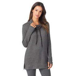 Online Ultra Cozy Long Sleeve Cowl Neck Tunic Women Lounge|Long Sleeves