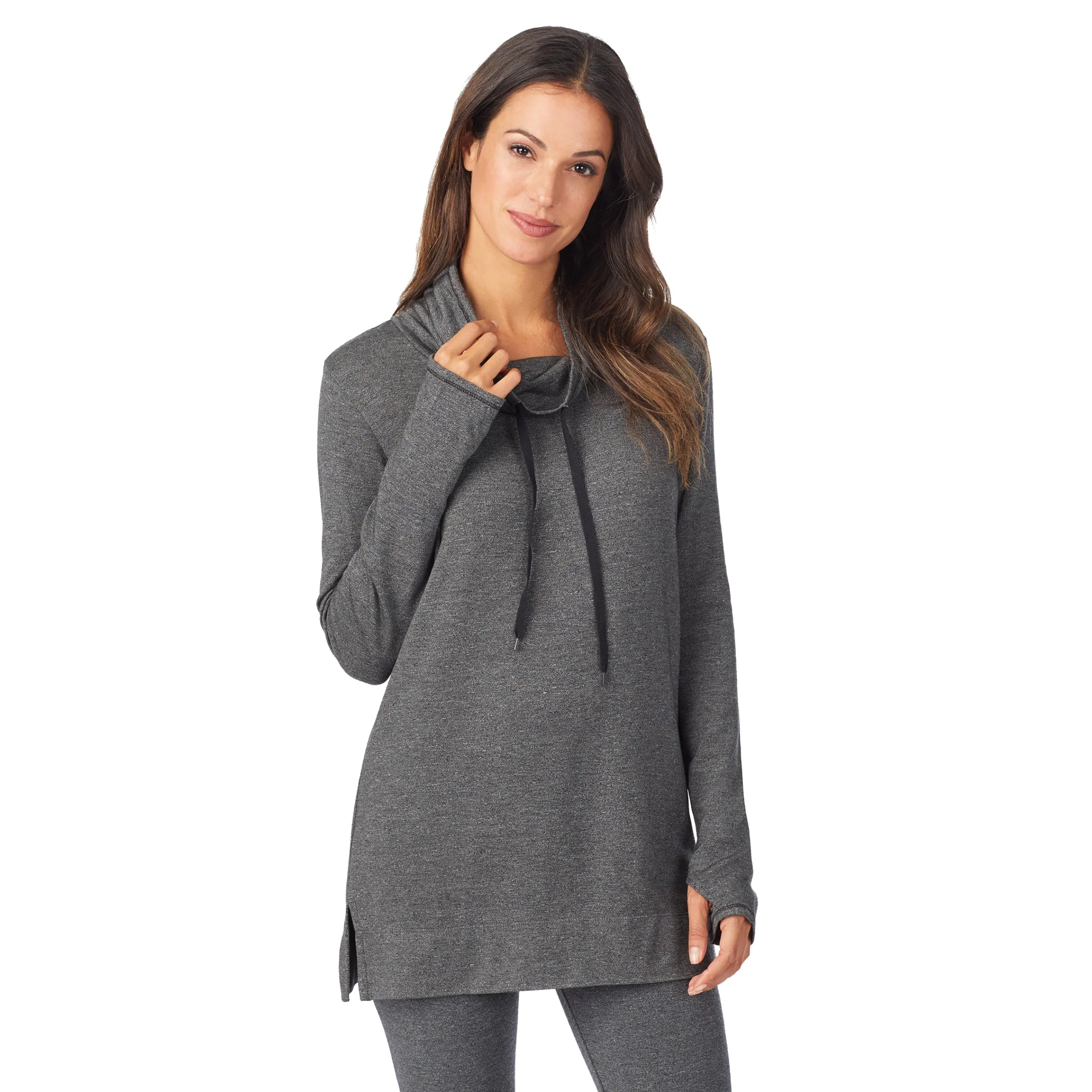 Online Ultra Cozy Long Sleeve Cowl Neck Tunic Women Lounge|Long Sleeves