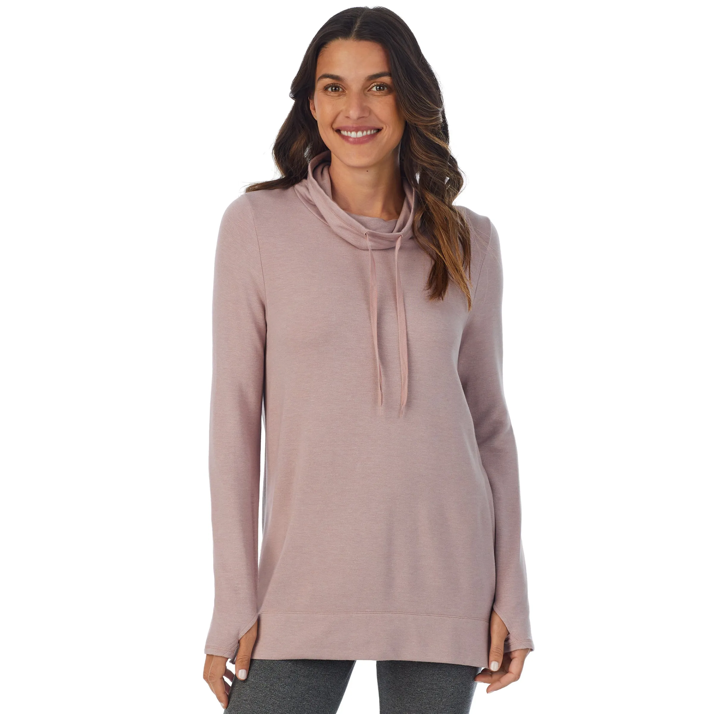 Online Ultra Cozy Long Sleeve Cowl Neck Tunic Women Lounge|Long Sleeves