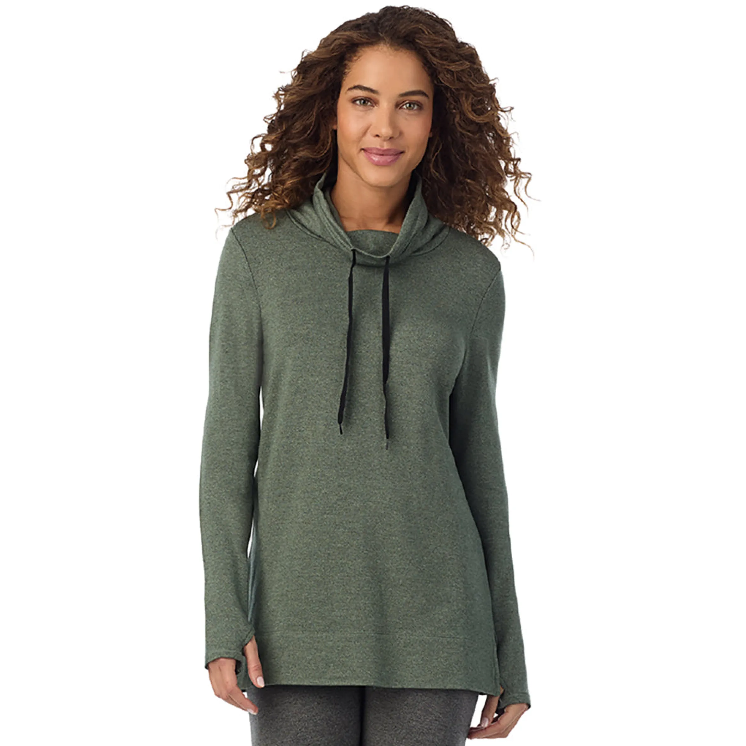 Online Ultra Cozy Long Sleeve Cowl Neck Tunic Women Lounge|Long Sleeves