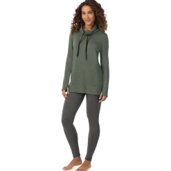 Online Ultra Cozy Long Sleeve Cowl Neck Tunic Women Lounge|Long Sleeves