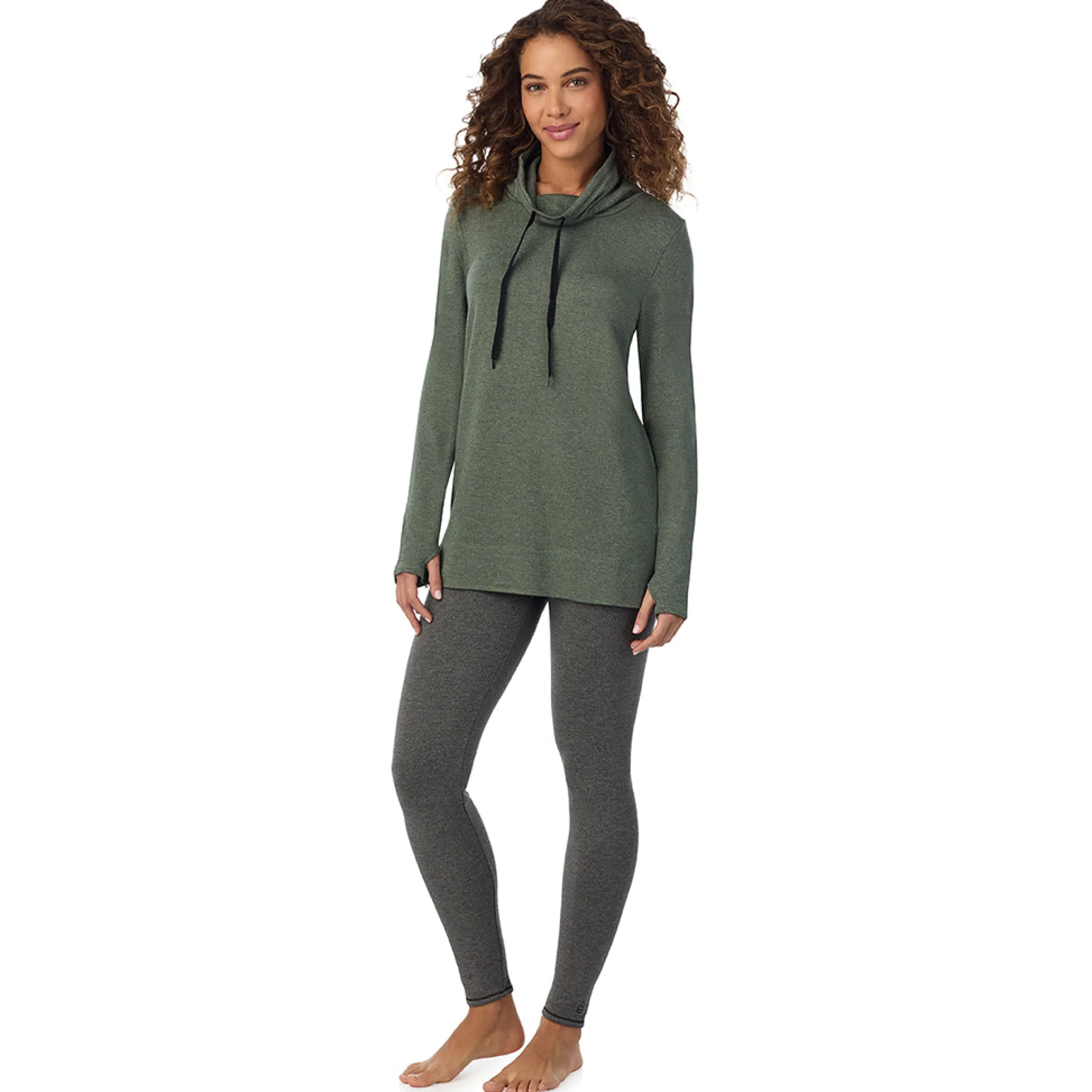 Online Ultra Cozy Long Sleeve Cowl Neck Tunic Women Lounge|Long Sleeves