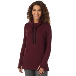 Online Ultra Cozy Long Sleeve Cowl Neck Tunic Women Lounge|Long Sleeves