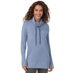 Online Ultra Cozy Long Sleeve Cowl Neck Tunic Women Lounge|Long Sleeves