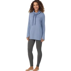 Online Ultra Cozy Long Sleeve Cowl Neck Tunic Women Lounge|Long Sleeves