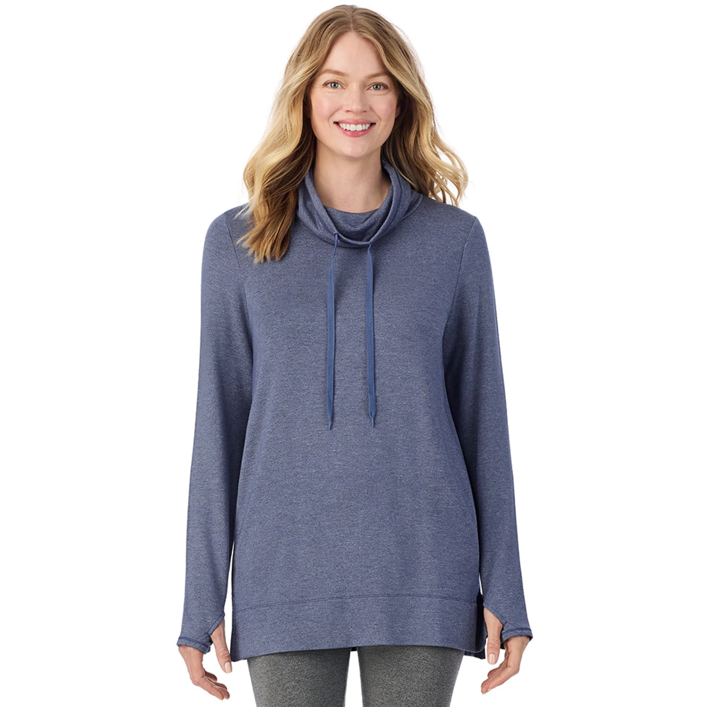 Online Ultra Cozy Long Sleeve Cowl Neck Tunic Women Lounge|Long Sleeves