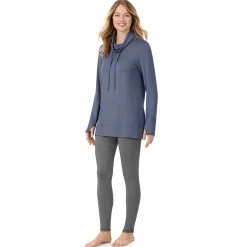 Online Ultra Cozy Long Sleeve Cowl Neck Tunic Women Lounge|Long Sleeves