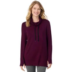Online Ultra Cozy Long Sleeve Cowl Neck Tunic Women Lounge|Long Sleeves