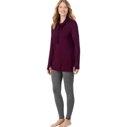 Online Ultra Cozy Long Sleeve Cowl Neck Tunic Women Lounge|Long Sleeves