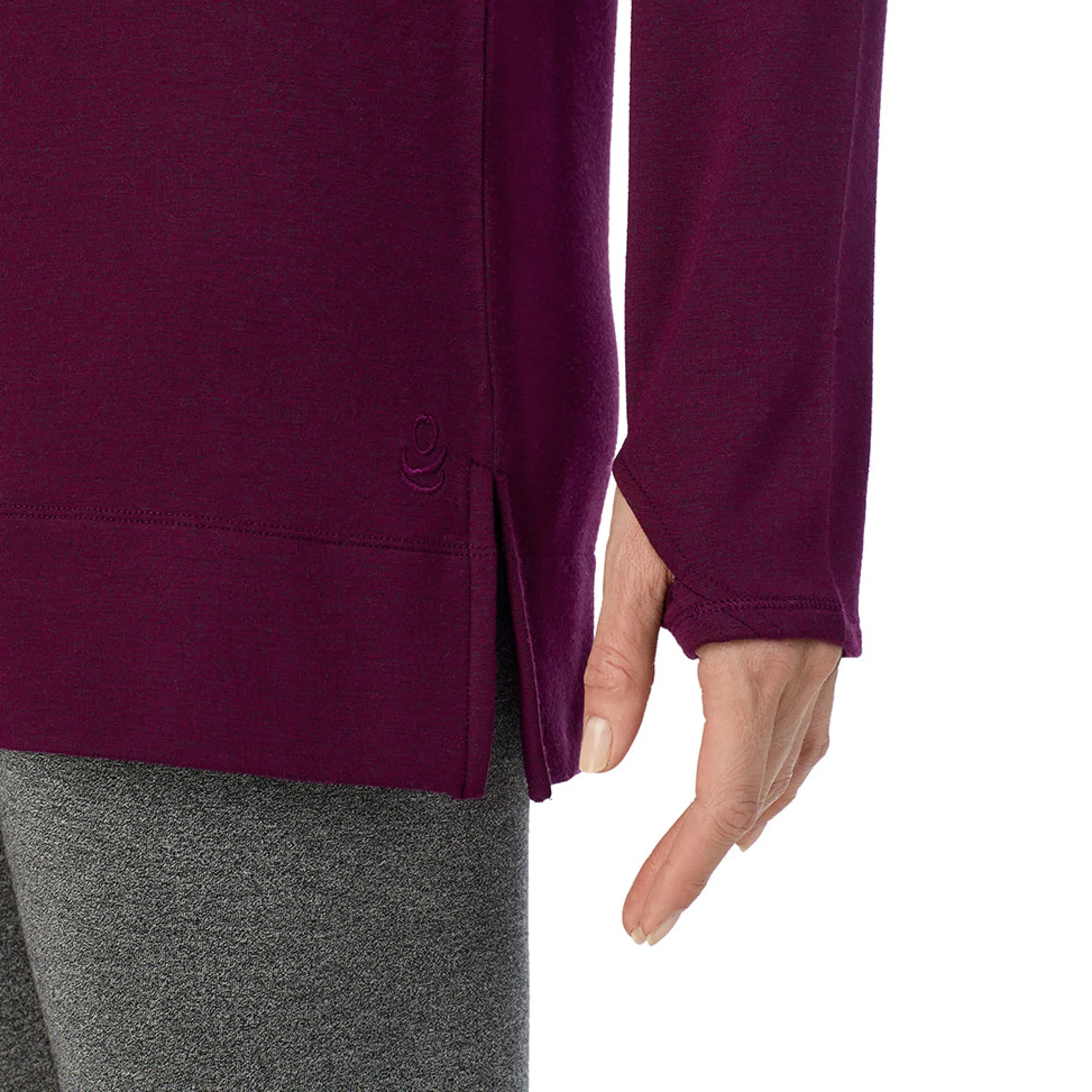 Online Ultra Cozy Long Sleeve Cowl Neck Tunic Women Lounge|Long Sleeves