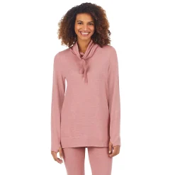 Online Ultra Cozy Long Sleeve Cowl Neck Tunic Women Lounge|Long Sleeves