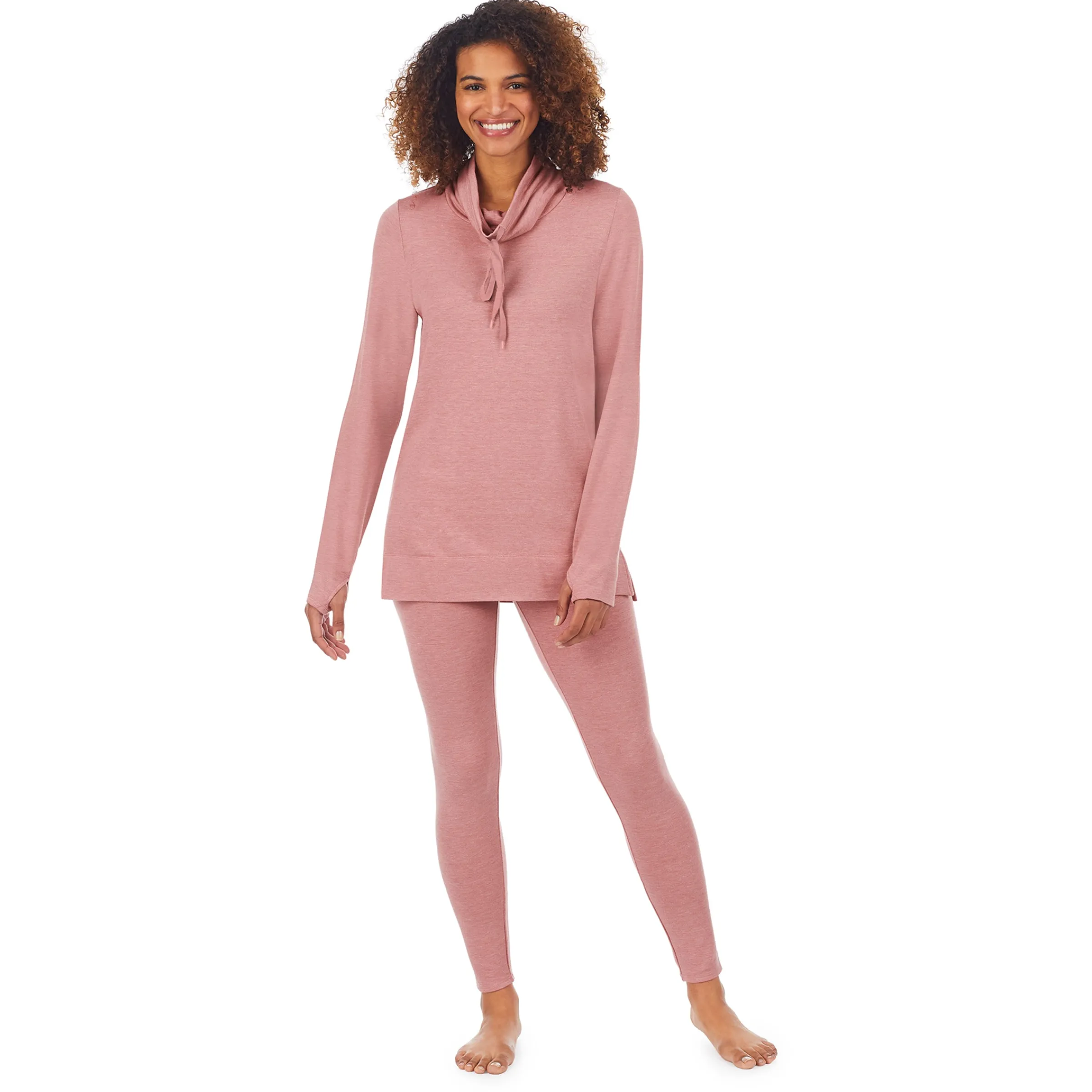 Online Ultra Cozy Long Sleeve Cowl Neck Tunic Women Lounge|Long Sleeves
