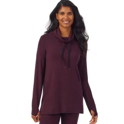 Online Ultra Cozy Long Sleeve Cowl Neck Tunic Women Lounge|Long Sleeves