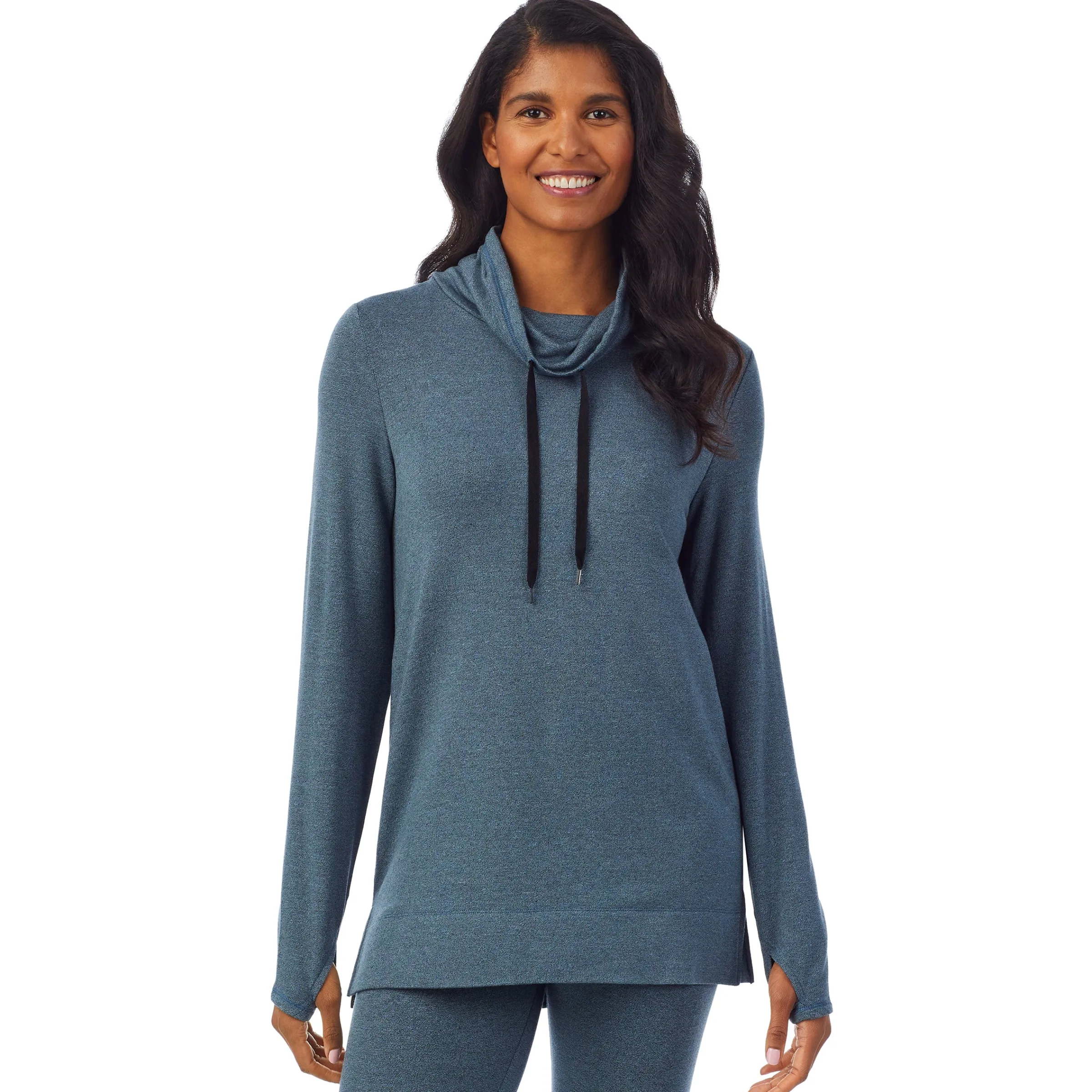 Online Ultra Cozy Long Sleeve Cowl Neck Tunic Women Lounge|Long Sleeves
