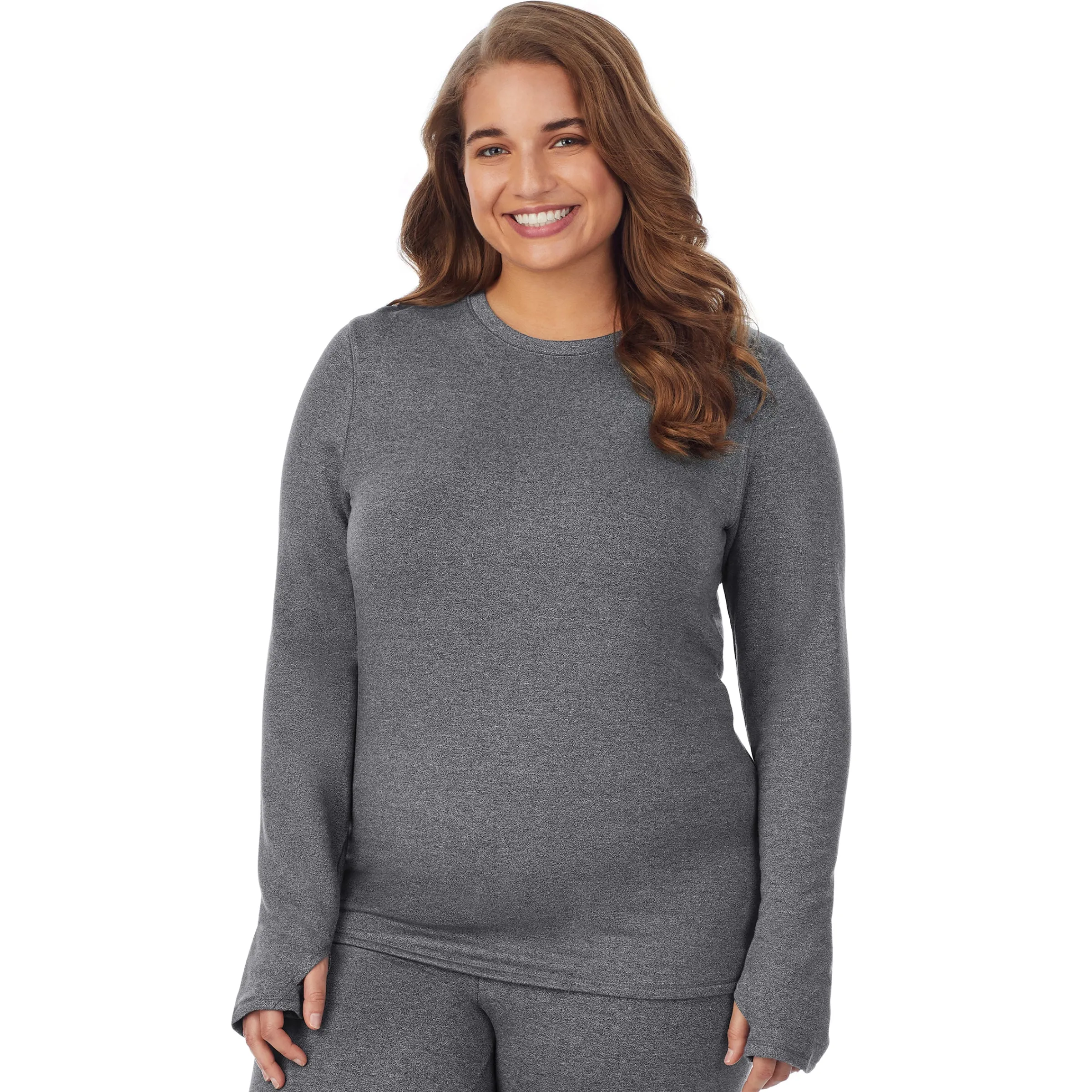 Discount Ultra Cozy Long Sleeve Crew PLUS Women Plus Size|Long Sleeves