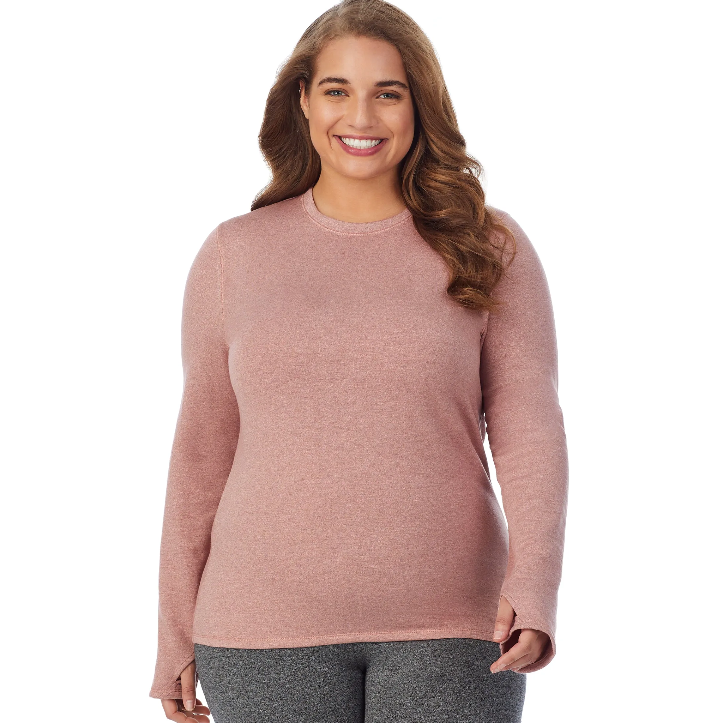 Discount Ultra Cozy Long Sleeve Crew PLUS Women Plus Size|Long Sleeves