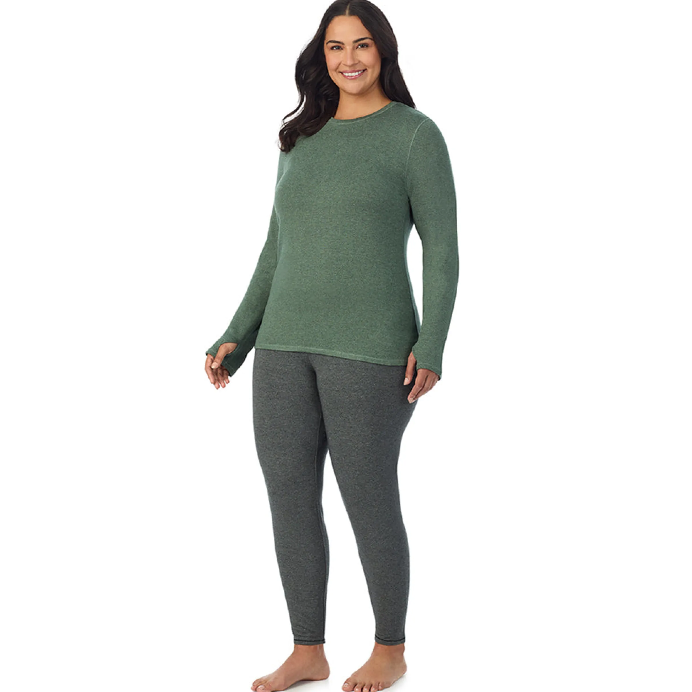 Discount Ultra Cozy Long Sleeve Crew PLUS Women Plus Size|Long Sleeves