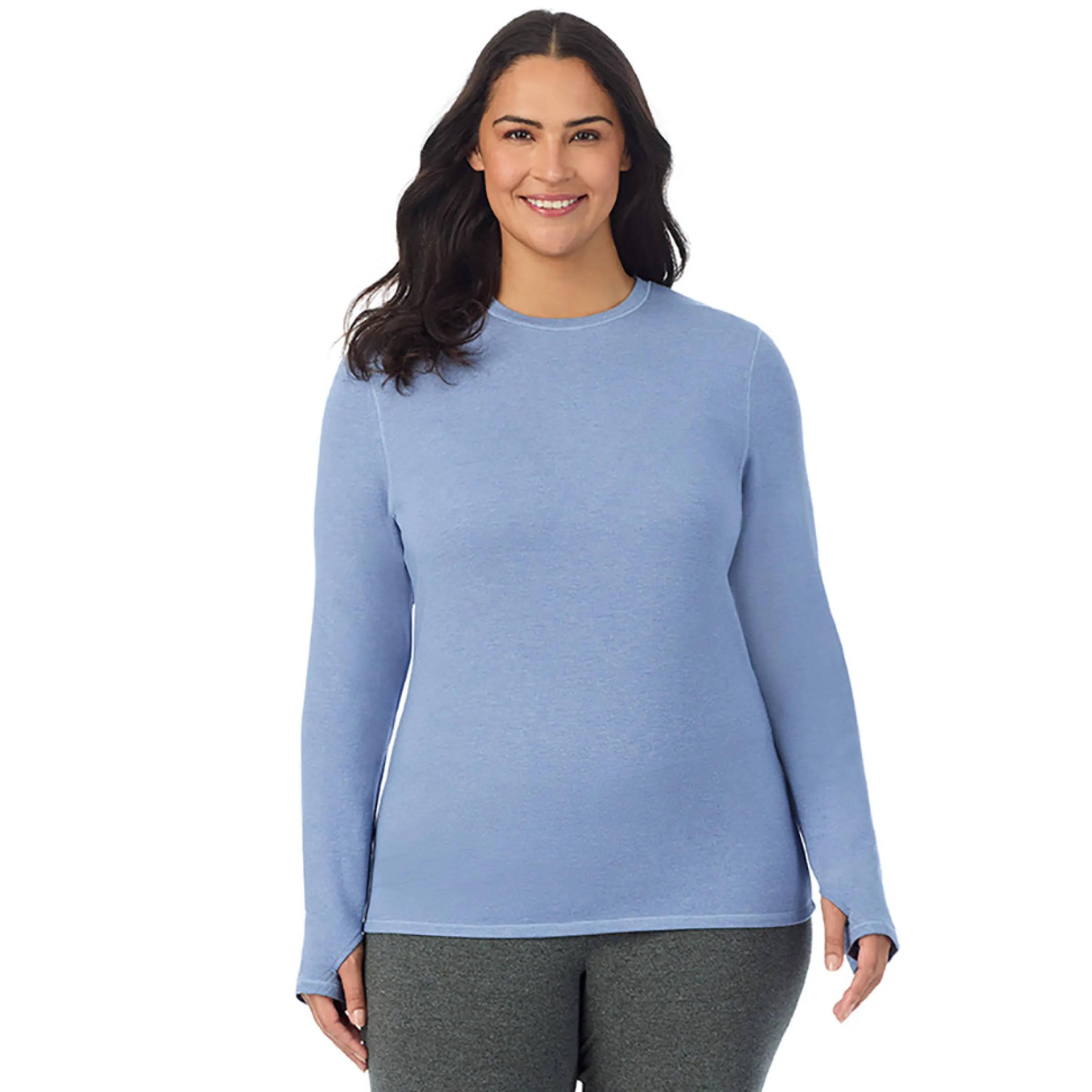 Discount Ultra Cozy Long Sleeve Crew PLUS Women Plus Size|Long Sleeves