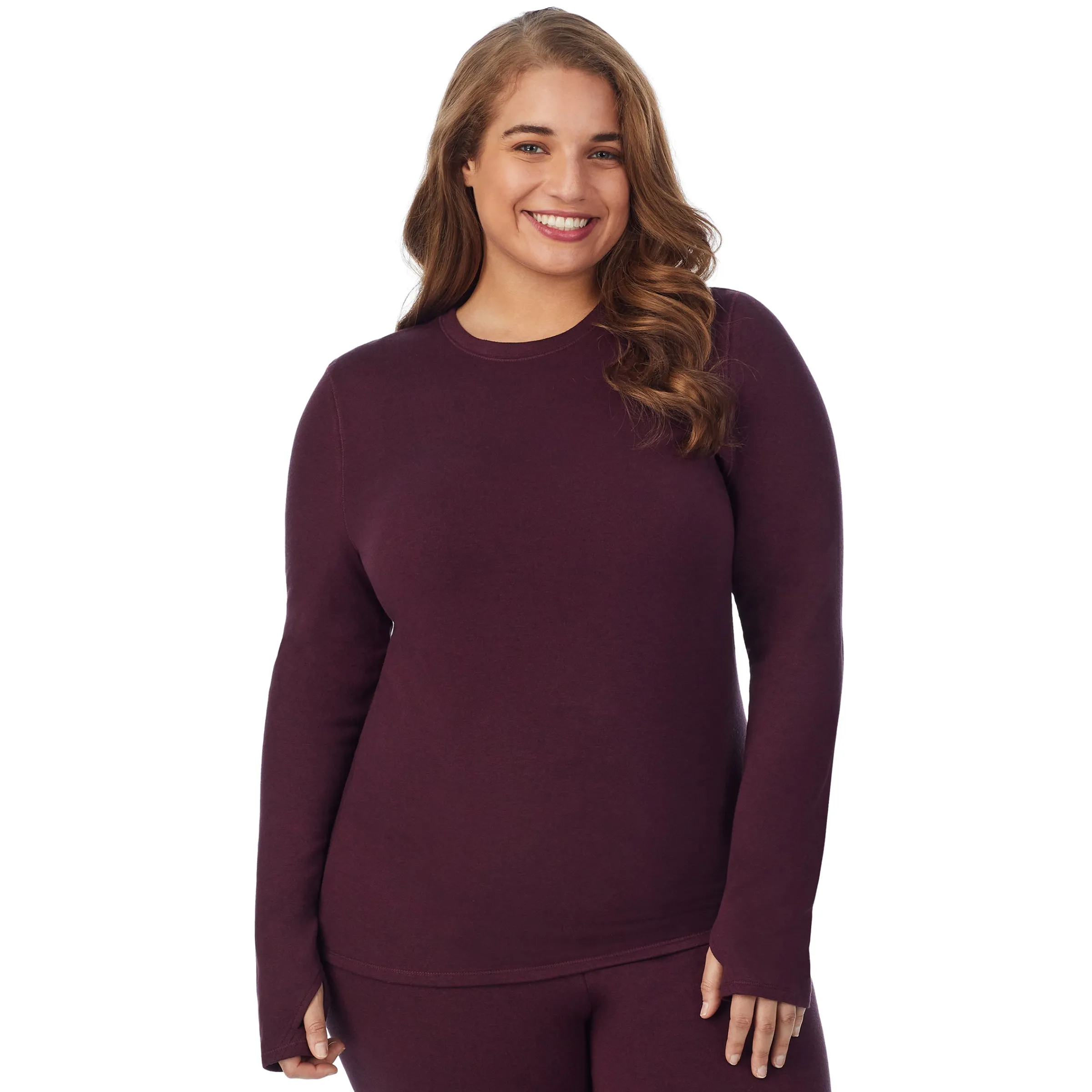 Discount Ultra Cozy Long Sleeve Crew PLUS Women Plus Size|Long Sleeves