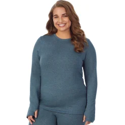 Discount Ultra Cozy Long Sleeve Crew PLUS Women Plus Size|Long Sleeves