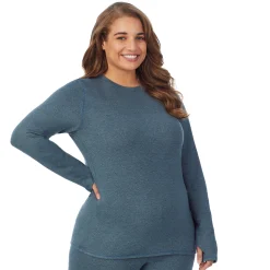Discount Ultra Cozy Long Sleeve Crew PLUS Women Plus Size|Long Sleeves