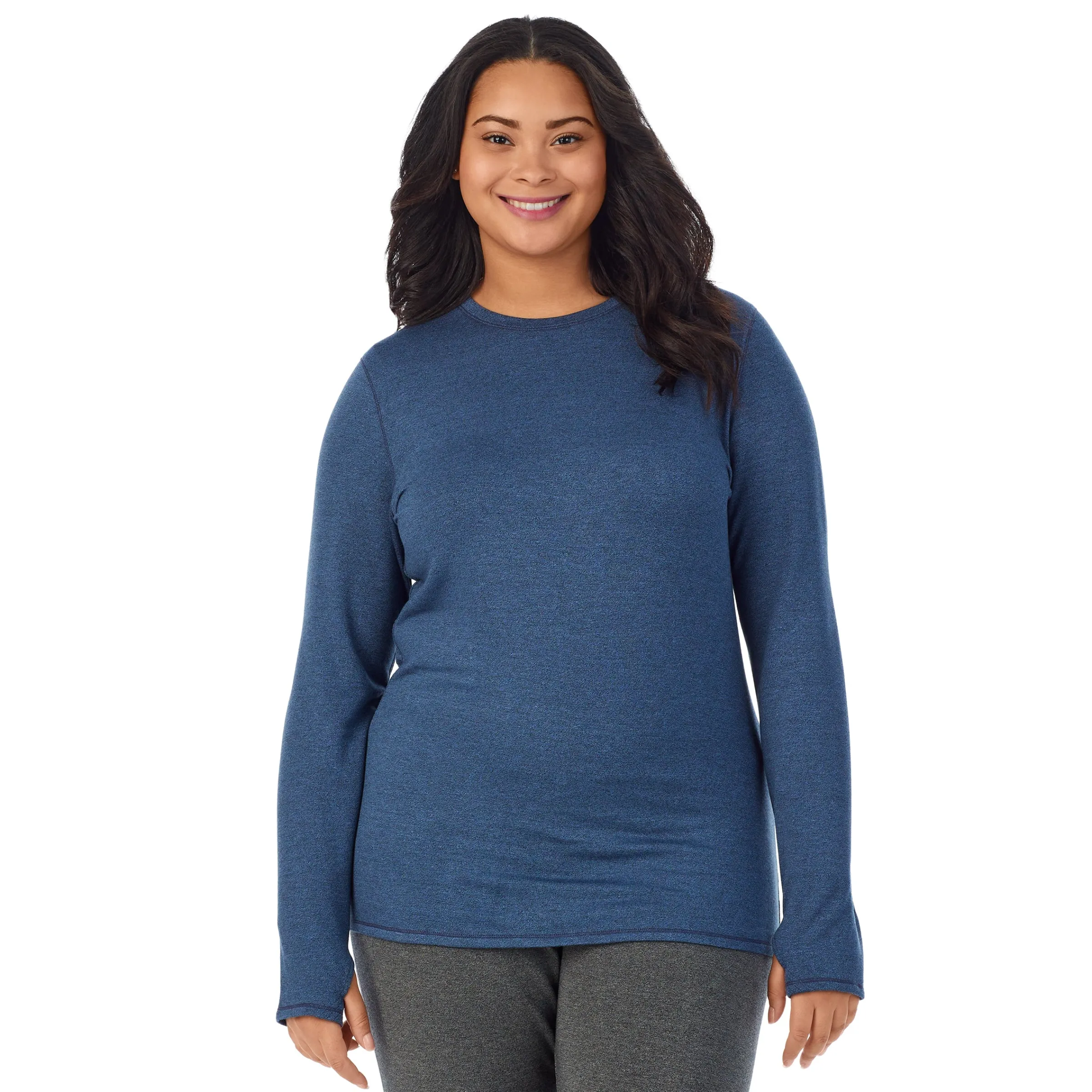 Discount Ultra Cozy Long Sleeve Crew PLUS Women Plus Size|Long Sleeves