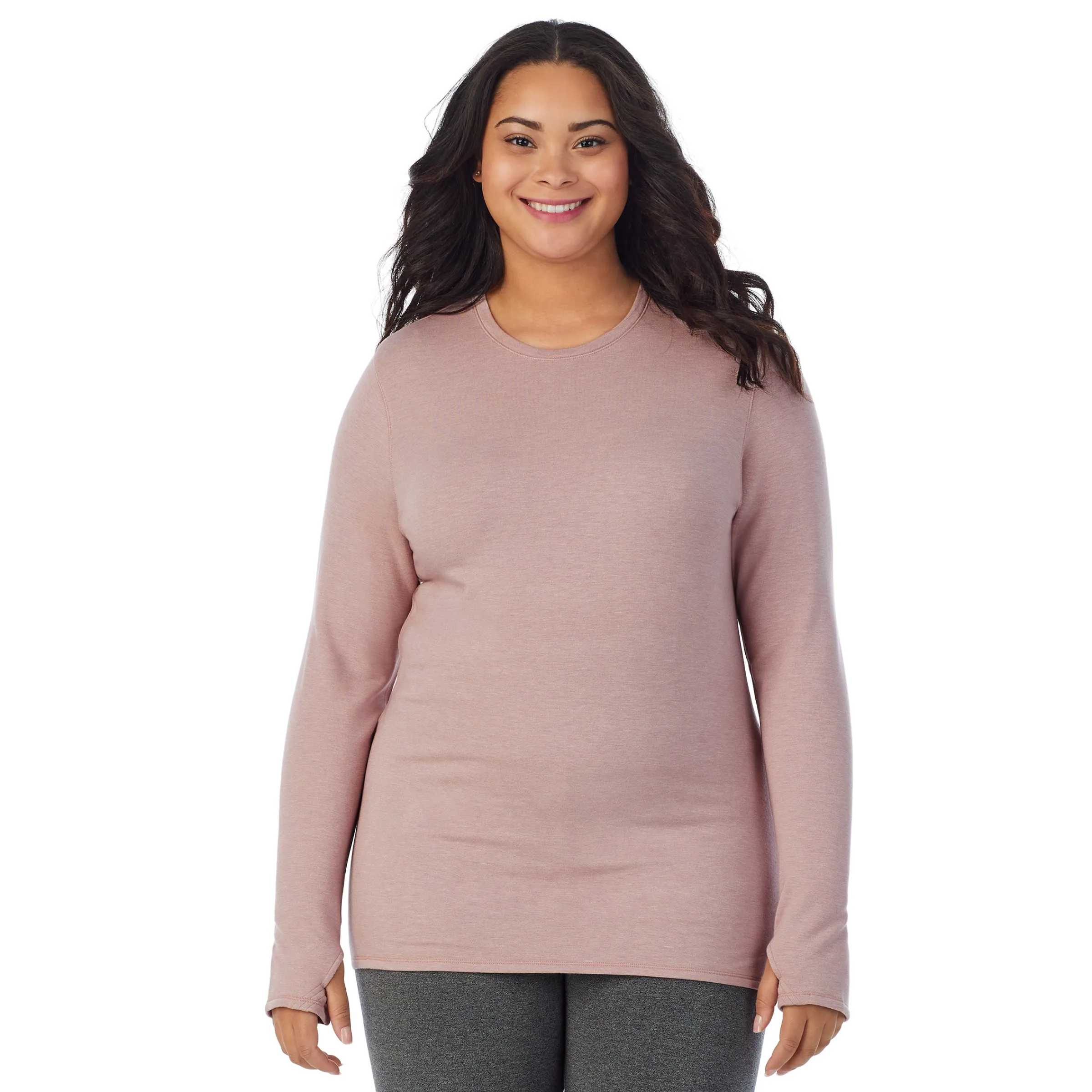 Discount Ultra Cozy Long Sleeve Crew PLUS Women Plus Size|Long Sleeves