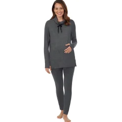 Sale Ultra Cozy Maternity Long Sleeve Funnel Neck Tunic Women Maternity|Long Sleeves