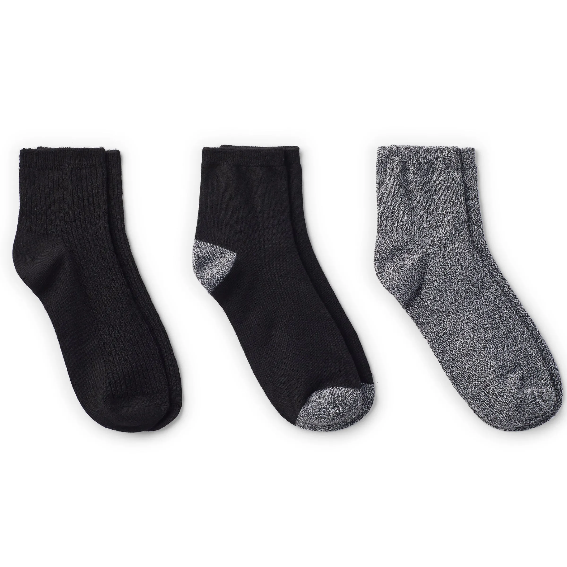 Vertical Texture Anklet Sock 3 Pack Women Socks|Women's Accessories