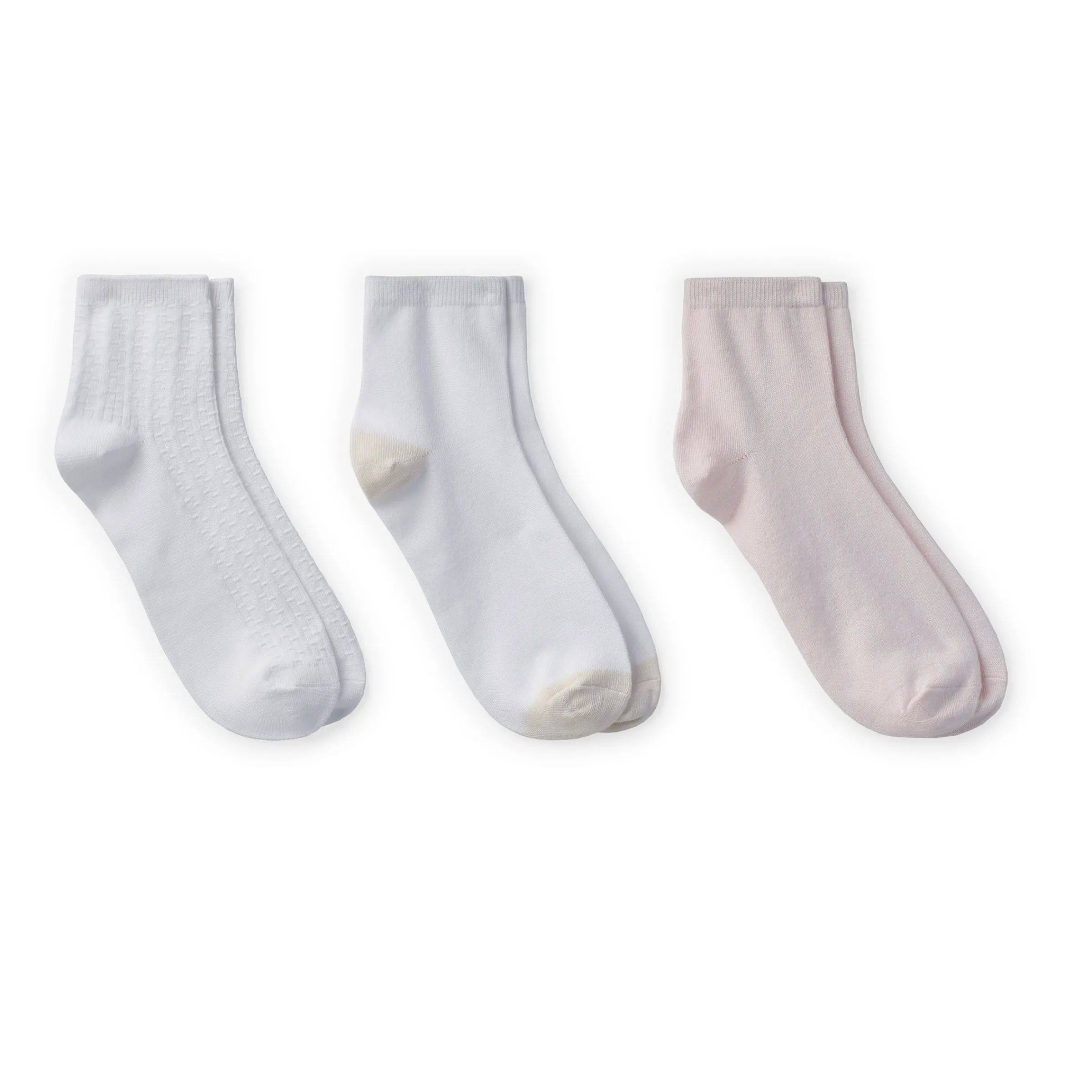 Vertical Texture Anklet Sock 3 Pack Women Socks|Women's Accessories
