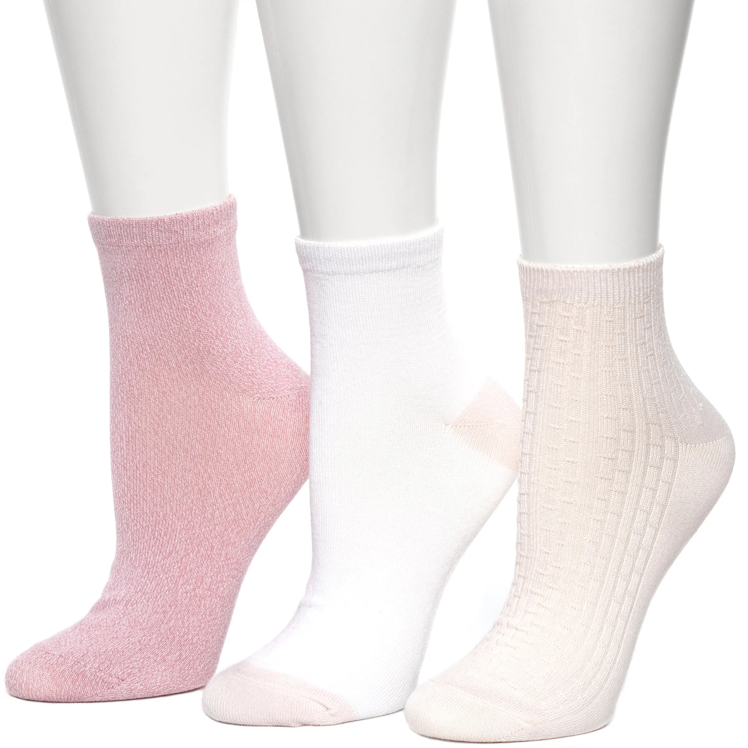Vertical Texture Anklet Sock 3 Pack Women Socks|Women's Accessories