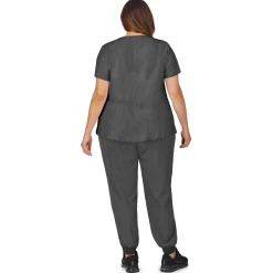 Sale Womens Scrub Henley Neck Top with Side Pockets PLUS Women Womens Scrubs|Scrubs